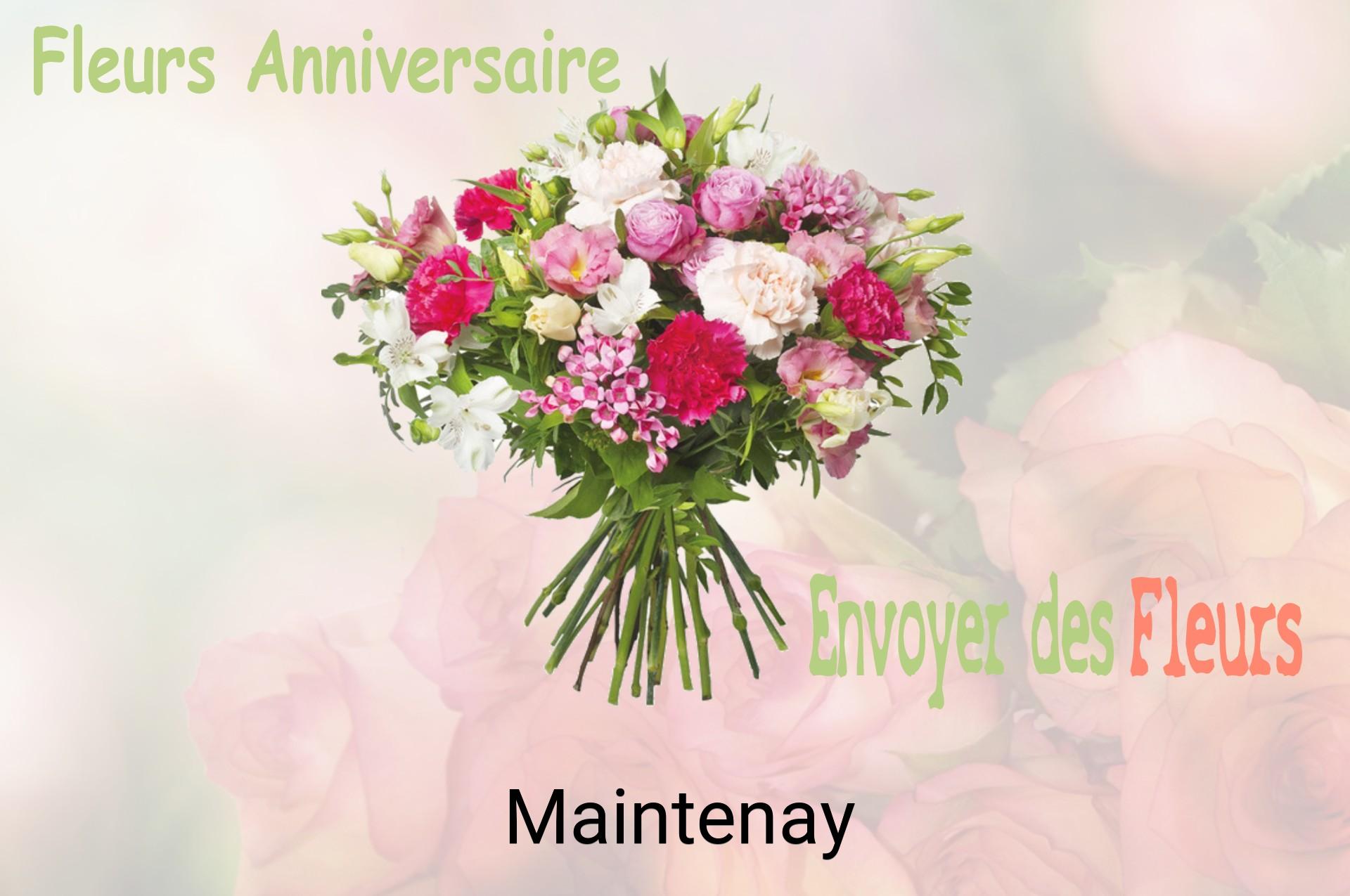 Bouquet de fleurs d’anniversaire livré à Maintenay
