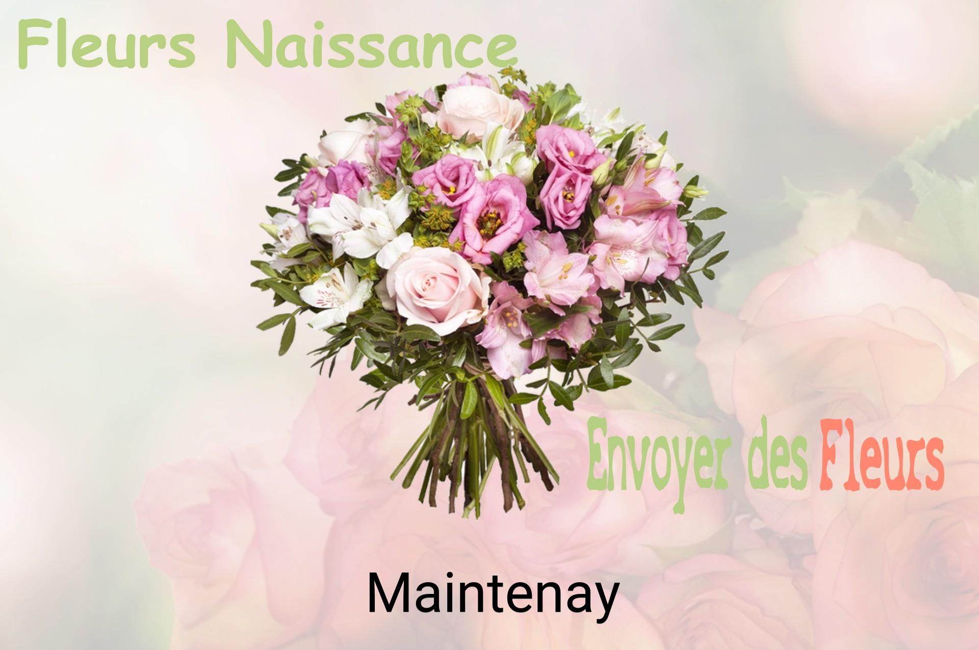 Bouquet de fleurs de naissance livré à Maintenay
